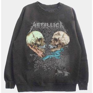 NEW METALLICA VINTAGE DOUBLE SKULL S